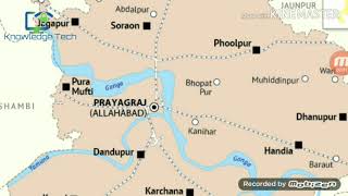 Prayagraj Allahabad Railway Rout Map [upl. by Best]