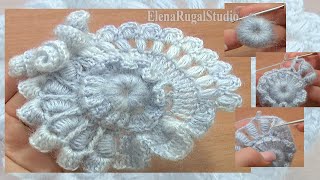 Crochet Freeform Scrumble Tutorial 2 Part 1 of 2 [upl. by Icken]