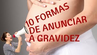 📣 COMO REVELAR A GRAVIDEZ DE MANEIRA CRIATIVA [upl. by Aleacim]