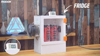 Making a Mini Refrigerator from Peltier DIY Homemade Fridge [upl. by Anairb942]