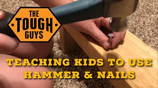 Teaching Kids How to Hammer Nails [upl. by Ayote]