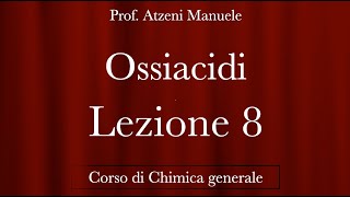 quotOssiacidiquot L8 ProfAtzeni ISCRIVITI [upl. by Mor464]