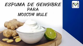 COMO FAZER ESPUMA DE GENGIBRE PARA MOSCOW MULE [upl. by Chrissie]