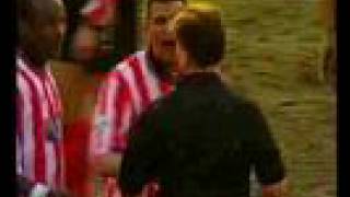 Sheffield Utd fight v WBA  6 men left [upl. by Waxler]