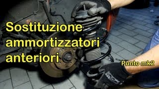 Cambio ammortizzatori anteriori fiat punto mk2 [upl. by Noivaz715]