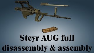 Steyr AUG full disassembly amp assembly [upl. by Ximenez]