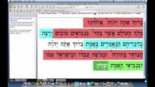 Haftarah Tutorial  Opening Blessing [upl. by Emolas606]