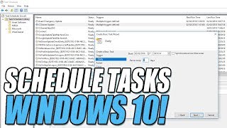 How To Use Task Scheduler On Windows10  Auto Start Programs or Scripts [upl. by Garibald]