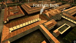 Animation of ancient Roman Fort in Caerleon Wales [upl. by Aneek827]