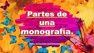 Partes de una monografía [upl. by Asatan]