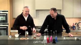 How to make a frappé coffee using an aerolatte milk frother [upl. by Anitnas]