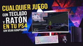 TE ENSEÑO CÓMO JUGAR con TECLADO y RATÓN en PS4 SIN USAR ADAPTADOR [upl. by Maxima]