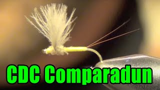 CDC Comparadun Dry Fly Tying Instructions and How To Tie Tutorial [upl. by Ahsikyt]