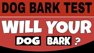 Dog Bark Test  This Sound Will Make Your Dogs Barking [upl. by Alial]