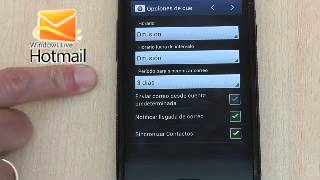 Cómo configurar tu correo Gmail y Hotmail en tu Android [upl. by Ker430]