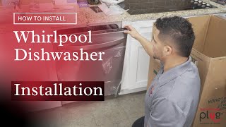 How To Install A Whirlpool Dishwasher  Installation [upl. by Kulda]