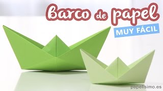 Cómo hacer barco de papel [upl. by Clovis]