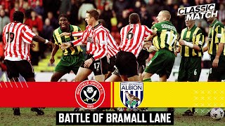 Battle of Bramall Lane  2002  Sheffield United v West Bromwich  Santos tackle amp match abandoned [upl. by Llewej]