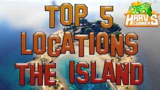 Ark Top 5 Base Locations The Island  Ark Survival Evolved [upl. by Zachary917]