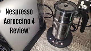 Nespresso Aeroccino 4 Milk Frother Review  Worth upgrading from the Aeroccino 3 [upl. by Beckerman358]