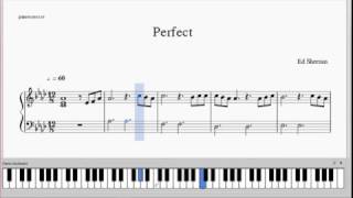 Ed Sheeran  Perfect  Piano Arrangement  Free Sheets [upl. by Suilenroc]