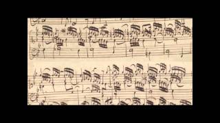 Bach Manuscript  Passacaglia and Fugue in C minor BWV 582 [upl. by Elyag]