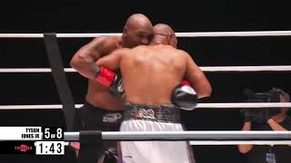 Mike Tyson vs Roy Jones Jr HIGHLIGHTS [upl. by Ecilegna88]