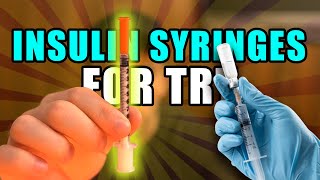 The Exact Insulin Syringes I Use To Pin My TRT [upl. by Veda]