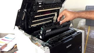 how to replace toner brother mfc9330cdw MFC9320CDW [upl. by East288]