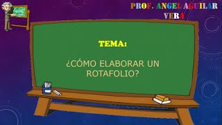 ¿Cómo elaborar un Rotafolio [upl. by Ainoyek78]