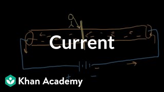 Current  Introduction to electrical engineering  Electrical engineering  Khan Academy [upl. by Ecinehs]