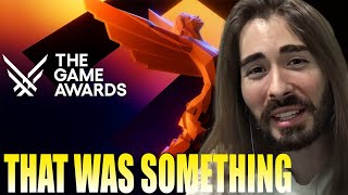 Moistcr1tikal reacts to The Game Awards 2023 [upl. by Curnin]