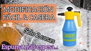 Cómo hacer ESPUMA DENSAEspesa con ROCIADOR Giber [upl. by Ainotna]