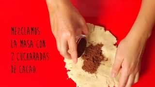 Receta Cómo hacer quotpanelletsquot de piñones y de chocolate [upl. by Rosol]