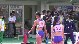 20180527 福井県高校総体女子4x100mR [upl. by Cogan607]