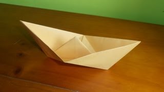 ⩥ Cómo hacer un BARCO 🛶 de papel FÁCIL  Origami PASO A PASO [upl. by Ayiram]