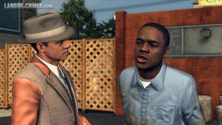 LA Noire  Walkthrough  Mission 14  The Black Caesar 5 Star [upl. by Airekat]