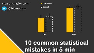 Ten Statistical Mistakes in 5 Min [upl. by Alicea944]