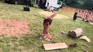 A fabulous range of wooden sculpture at Caerleon festival 2024 [upl. by Emanuele933]