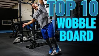 TOP 10 Wobble Board Exercises for Balance amp Strength [upl. by Hedges996]