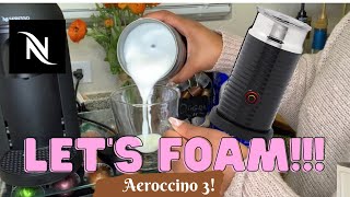 How To Foam Milk With Aeroccino 3 Make Coffee With Foam Tips amp Tricks  Easy Foamed Latte Recipe [upl. by Gean492]