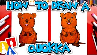 How To Draw A Quokka Wallaby [upl. by Idden766]