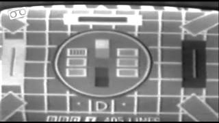 BBC1 TV  Testcard D with music 1960s [upl. by Nner758]