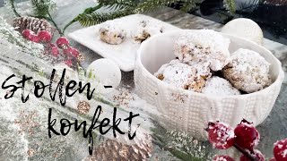 super leckeres und weiches Stollen Konfekt [upl. by Ahtnama]