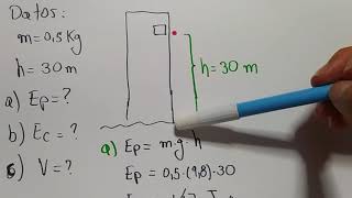 Ejercicio  2  Conservación de la Energía Mecánica [upl. by Atrice]