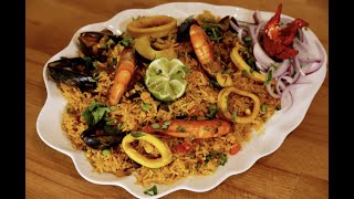 Como hacer arroz con mariscos peruanoRAPIDO Y FACIL [upl. by Archaimbaud975]