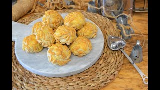 Panellets de piñones RECETA TRADICIONAL [upl. by Kensell327]