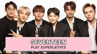 Seventeen Reveals Who is the Biggest Flirt the Best Singer and More  Superlatives  Seventeen [upl. by Akilaz675]