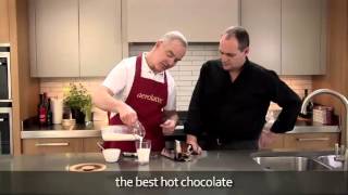 How to make a hot chocolate using an aerolatte milk frother [upl. by Pani286]