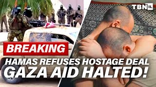 BREAKING Israel FREEZES Gaza Aid – Hamas REJECTS Hostage Deal  TBN Israel [upl. by Candy688]